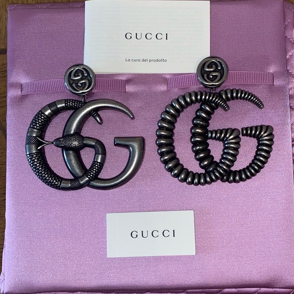 New Gucci Large Clip Earrings - Picture 5 of 7